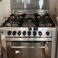 LOFRA Cucina 5 fuochi con forno, in acciaio inox