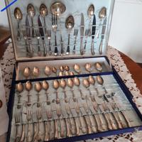 Servizio di 87 posate in ARG 1000. Vintage
