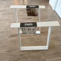 Gambe tavolo in acciaio bianco