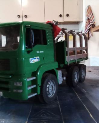 Camion bruder Man tga porta tronchi
