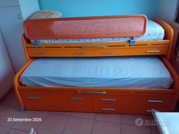 Letto struttura doppia Moretti-Compact
