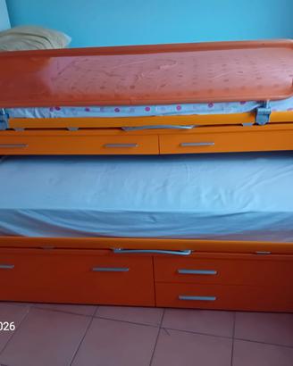 Letto struttura doppia Moretti-Compact
