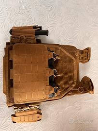Gilet tattico tan softair