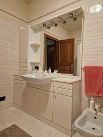 Mobile bagno legno bianco laccato