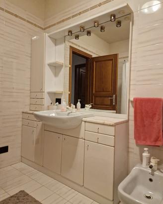 Mobile bagno legno bianco laccato