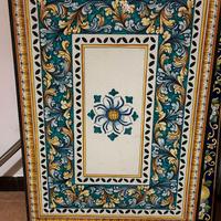 TAVOLI IN CERAMICA DI CALTAGIRONE PER RISTORAZIONE
