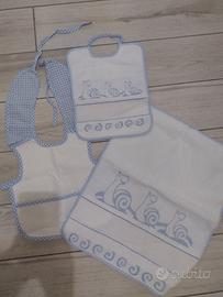 set asilo 100% cotone la Chiocciolina 