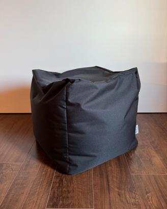 Pouf cubo Avalon nero