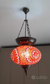 Lampadario turco a mosaico