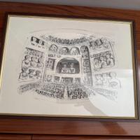 Quadro Massimo Campigli – “Teatro”