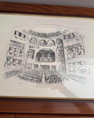 Quadro Massimo Campigli – “Teatro”