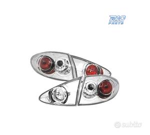 FANALI ALFA ROMEO 147 00-04 FONDO CROMATO