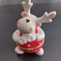 Porta anelli renna Natale