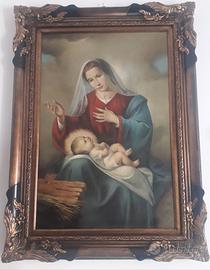 QUADRO MATERNITA' SACRA di E. BUSI
