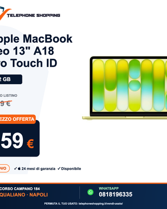 Apple MacBook Neo 13" A18 Pro Touch ID 512 GB