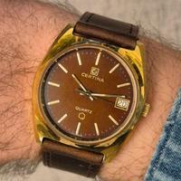 Certina Quartz anni '70 - Quadrante "Sunburst"