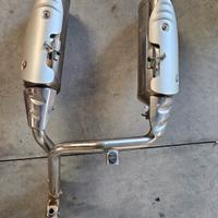 scarico e portatarga originale speed triple 1050cc