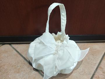 Borsetta Cerimonia bambina e fiocco per capelli