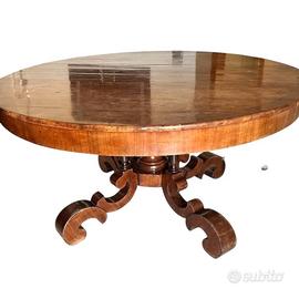 Tavolo siciliano noce,palissandro,da centro second