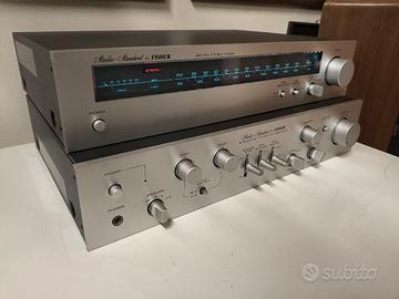 AMPLIFICATORE FISHER+TUNER VINTAGE ANNI 80 