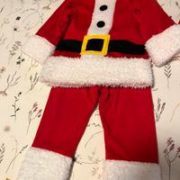 Vestito babbo Natale bambino bambina travestimento