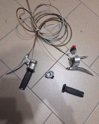 Coppia Comandi leve Piaggio Ciao prima serie C7 C9