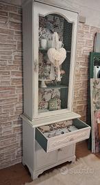 vetrinetta stile shabby chic
