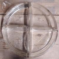 Antico set per antipasti/stuzzichini 4 spicchi