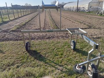 Carrello agevolatore raccolta asparago