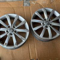 2 cerchi originali VW 17
