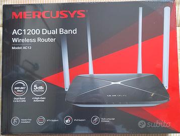 ROUTER MERCUSYS AC1200 DUAL BAND WIRELESS Nuov