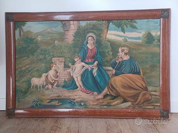 Quadro Sacra Famiglia Bottega italiana