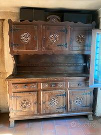 Credenza/tinello/mobile in legno rustico