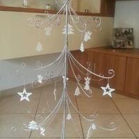 Alberello albero di natale in ferro battuto