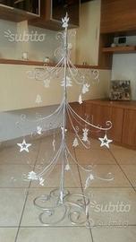 Alberello albero di natale in ferro battuto