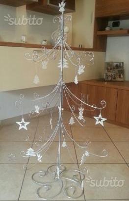 Alberello albero di natale in ferro battuto