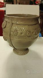 vaso fiori in ceramica smaltata 