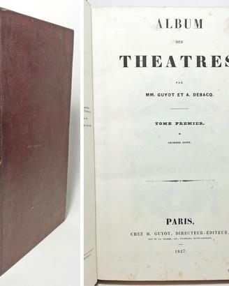 ALBUM DES THEATRES 1837