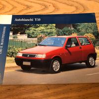 Libretti Uso e Manutenzione Autobianchi Y10