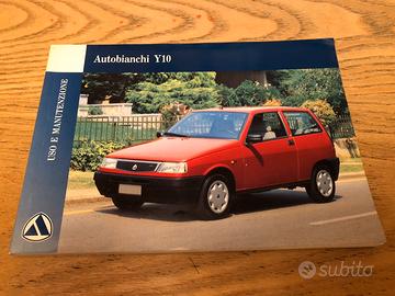 Libretti Uso e Manutenzione Autobianchi Y10