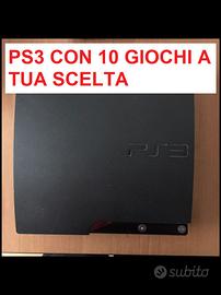 PS3 slim + Controller + 10 giochi + PES 2026