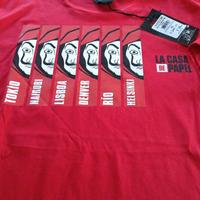 T-shirt La Casa de Papel originale rossa 🔥 stampa