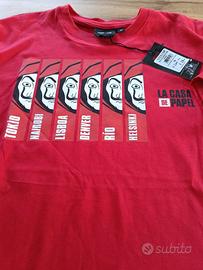 T-shirt La Casa de Papel originale rossa 🔥 stampa