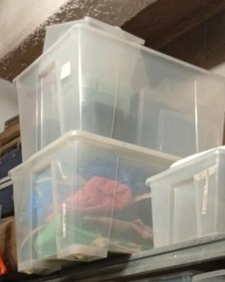 Contenitori Samla IKEA grandi con ruote 