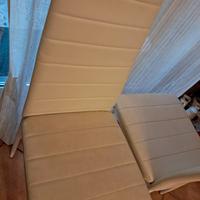 N 2 sedie bianche di design