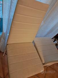 N 2 sedie bianche di design