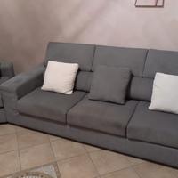 divano a 3 posti con poltrona/penisola