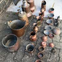 Pentole rame antiche vintage