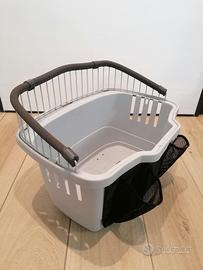 Cestino bicicletta portaoggetti o cane