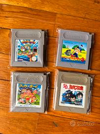 Lotto 4 Giochi Game Boy con Wario Land PAL